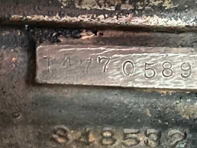 28 Chevy 1 ton Engine stamp